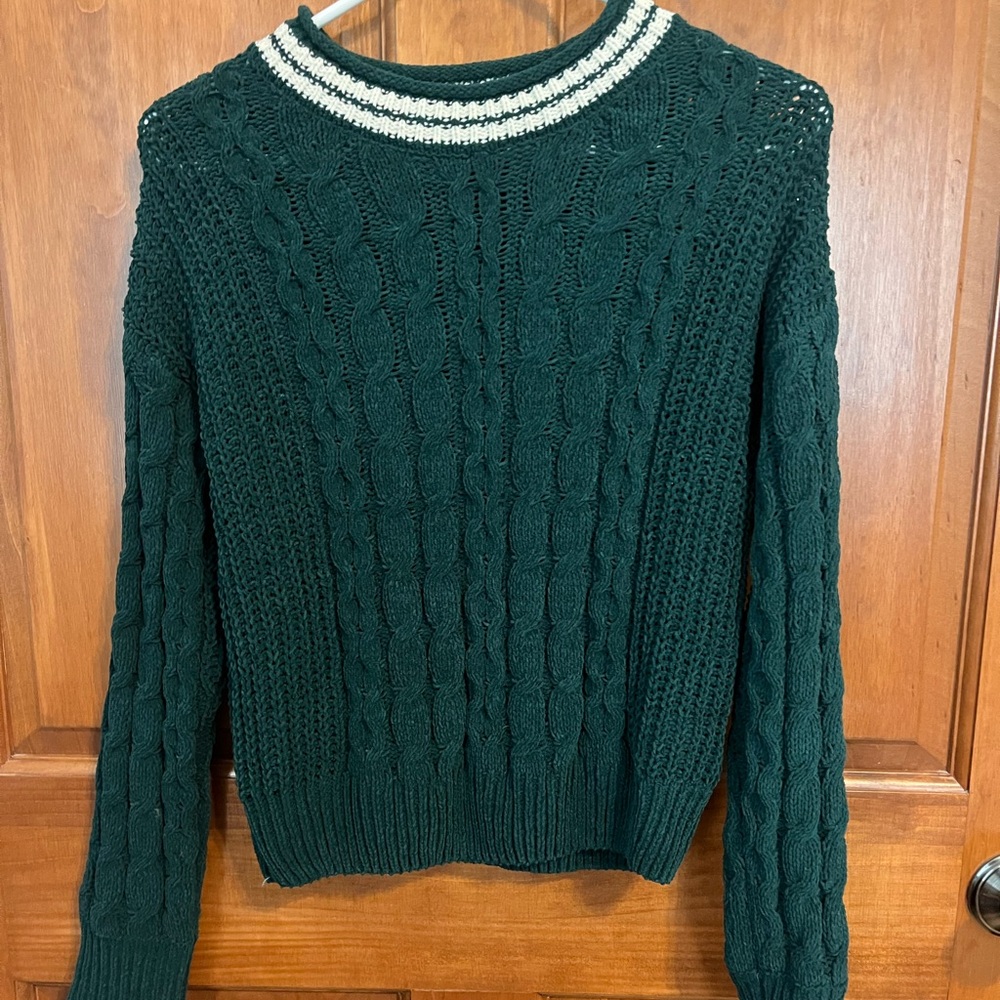 Knitted Green Sweater